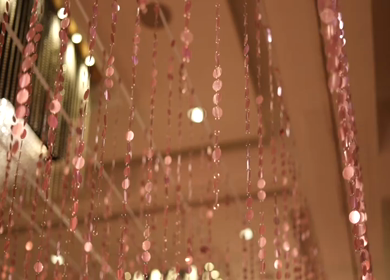 A Slow Motion Shot of an Indian Wedding Venue Decoration in India