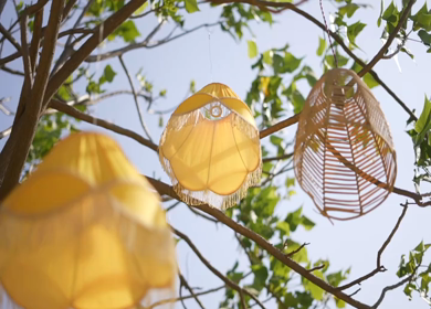A Slow Motion Shot of an Indian Wedding Venue Decoration in India
