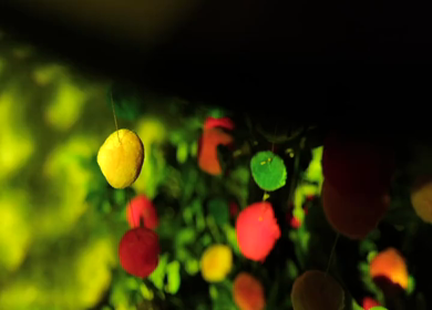 A Slow Motion Shot of an Indian Wedding Venue Decoration in India