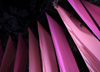 A Slow Motion Shot of an Indian Wedding Venue Decoration in India