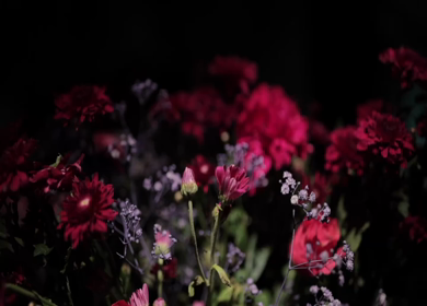A Slow Motion Shot of an Indian Wedding Venue Decoration in India