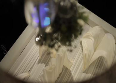 A Slow Motion Shot of an Indian Wedding Venue Decoration in India