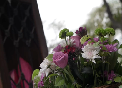 A Slow Motion Shot of an Indian Wedding Venue Decoration in India