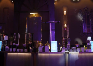 A Slow Motion Shot of an Indian Wedding Venue Decoration in India