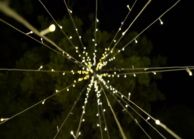 A Slow Motion Shot of an Indian Wedding Venue Decoration in India