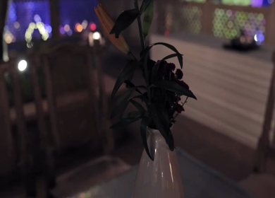 A Slow Motion Shot of an Indian Wedding Venue Decoration in India
