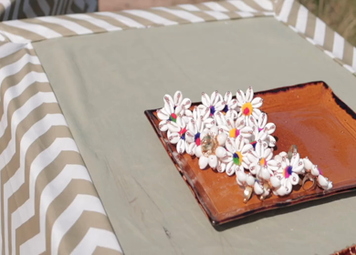 5th February 2025 : A Slow Motion Shot of an Indian Wedding Venue Decoration in India