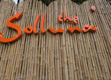 5th February 2025 : A Slow Motion Shot of an Indian Wedding Venue Decoration in India