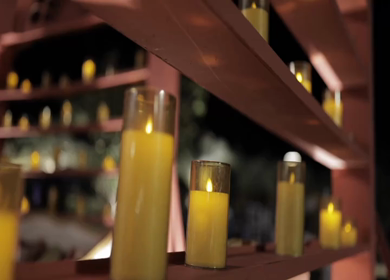 A Slow Motion Shot of an Indian Wedding Venue Decoration in India