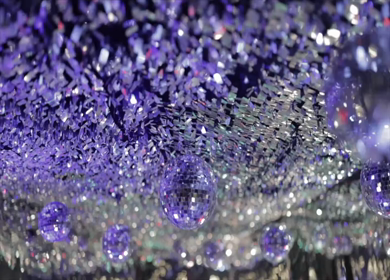 A Slow Motion Shot of an Indian Wedding Venue Decoration in India