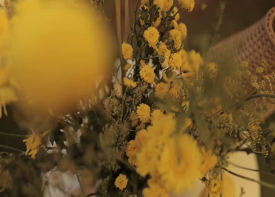 A Slow Motion Shot of an Indian Wedding Venue Decoration in India
