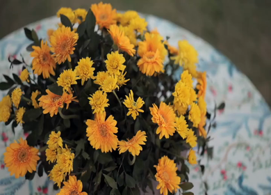 A Slow Motion Shot of an Indian Wedding Venue Decoration in India