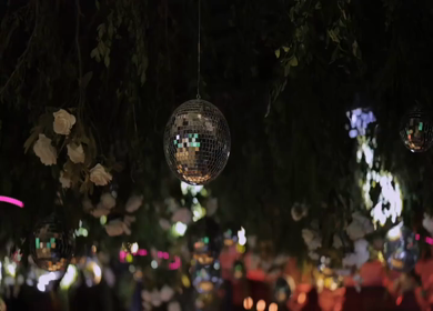 A Slow Motion Shot of an Indian Wedding Venue Decoration in India