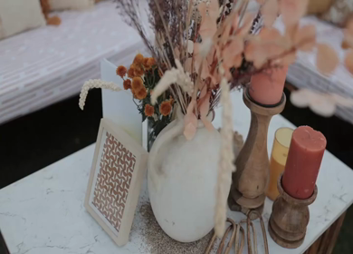 A Slow Motion Shot of an Indian Wedding Venue Decoration in India