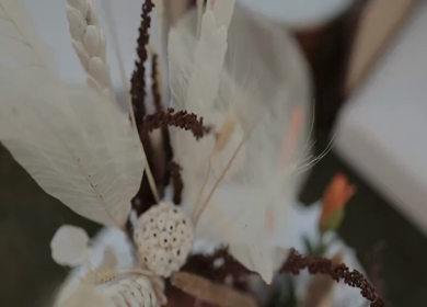 A Slow Motion Shot of an Indian Wedding Venue Decoration in India