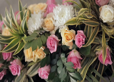 A Slow Motion Shot of an Indian Wedding Venue Decoration in India