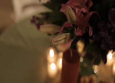 A Slow Motion Shot of an Indian Wedding Venue Decoration in India