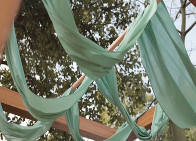 A Slow Motion Shot of an Indian Wedding Venue Decoration in India
