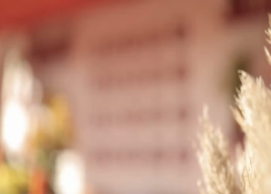 A Slow Motion Shot of an Indian Wedding Venue Decoration in India