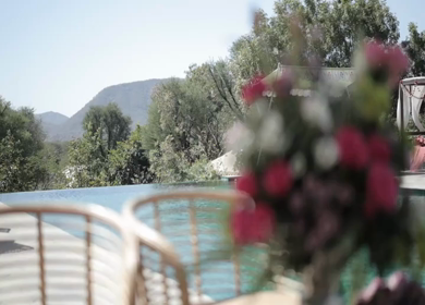 A Slow Motion Shot of an Indian Wedding Venue Decoration in India