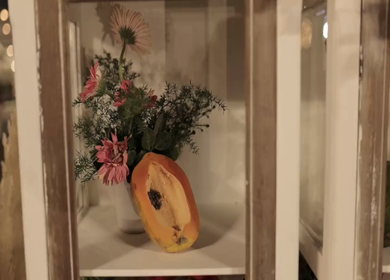 A Slow Motion Shot of an Indian Wedding Venue Decoration in India