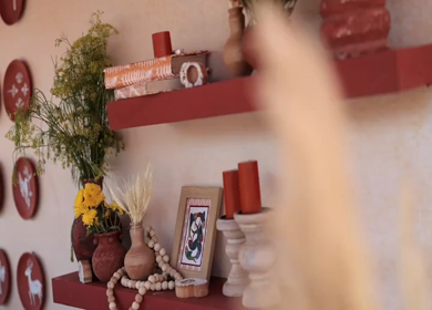 A Slow Motion Shot of an Indian Wedding Venue Decoration in India