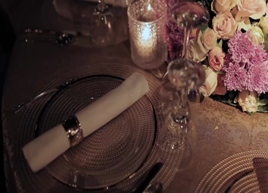 A Slow Motion Shot of an Indian Wedding Venue Decoration in India