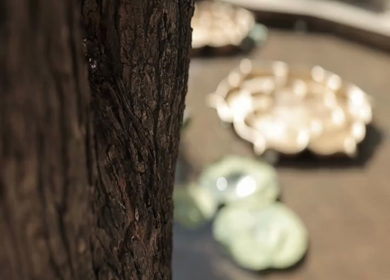 A Slow Motion Shot of an Indian Wedding Venue Decoration in India