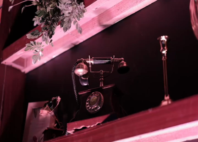 A Slow Motion Shot of an Indian Wedding Venue Decoration in India