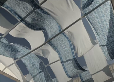 A Slow Motion Shot of an Indian Wedding Venue Decoration in India