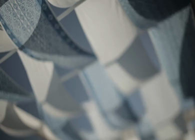 A Slow Motion Shot of an Indian Wedding Venue Decoration in India