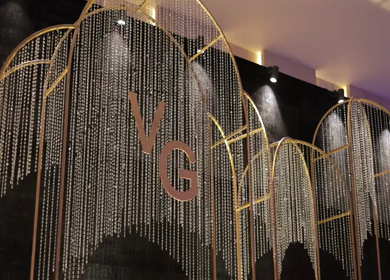 A Slow Motion Shot of an Indian Wedding Venue Decoration in India