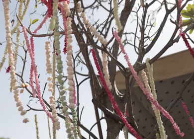 A Slow Motion Shot of an Indian Wedding Venue Decoration in India