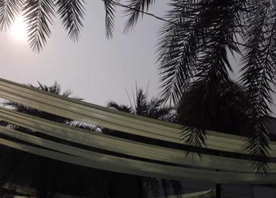 A Slow Motion Shot of an Indian Wedding Venue Decoration in India