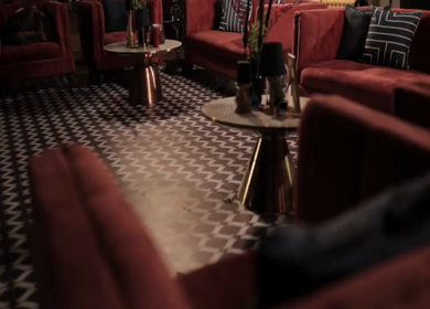 A Slow Motion Shot of an Indian Wedding Venue Decoration in India