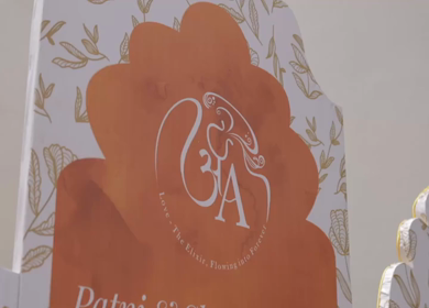 5th January 2025 : A Slow Motion Shot of an Indian Wedding Venue Decoration in India