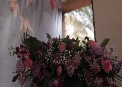 5th January 2025 : A Slow Motion Shot of an Indian Wedding Venue Decoration in India