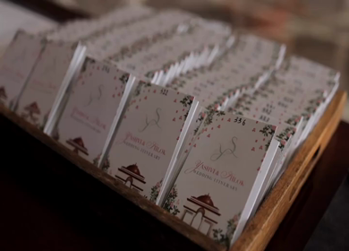 5th January 2025 : A Slow Motion Shot of an Indian Wedding Venue Decoration in India