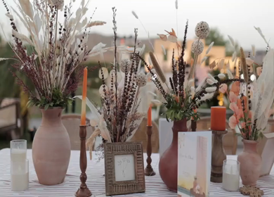 5th January 2025 : A Slow Motion Shot of an Indian Wedding Venue Decoration in India