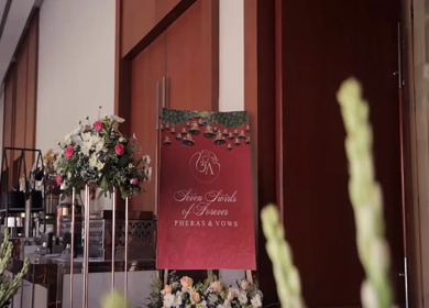 5th January 2025 : A Slow Motion Shot of an Indian Wedding Venue Decoration in India