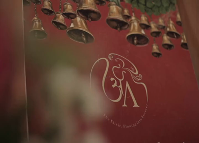 5th January 2025 : A Slow Motion Shot of an Indian Wedding Venue Decoration in India