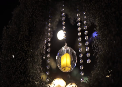 A Slow Motion Shot of an Indian Wedding Decoration in India
