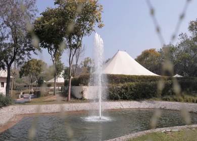 A Slow Motion Shot of an Indian Wedding Decoration in India
