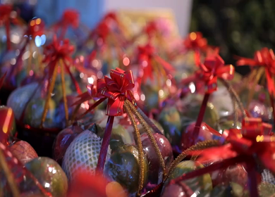 A Slow Motion Shot of an Indian Wedding Venue Decoration in India