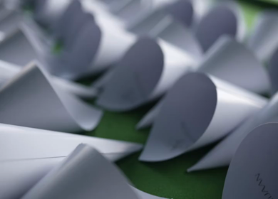A Slow Motion Shot of an Indian Wedding Venue Decoration in India