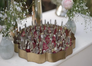 A Slow Motion Shot of an Indian Wedding Venue Decoration in India