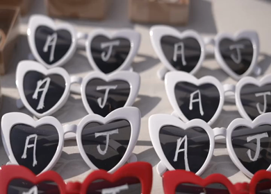 A Slow Motion Shot of an Indian Wedding Venue Decoration in India