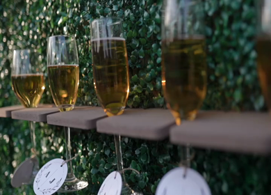 A Slow Motion Shot of an Indian Wedding Venue Decoration in India