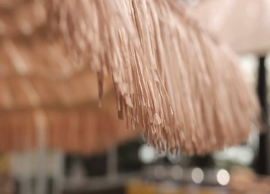 A Slow Motion Shot of an Indian Wedding Venue Decoration at Mussoorie,Uttarakhand in India