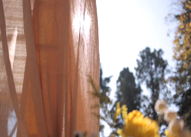 A Slow Motion Shot of an Indian Wedding Venue Decoration at Mussoorie,Uttarakhand in India